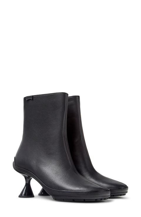Right Left Leather Bootie