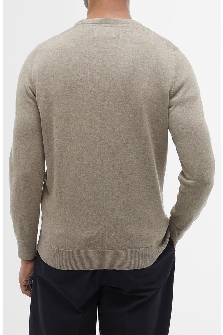 Cotton Crewneck Sweater, Alternate, color, VINTAGE KHAKI