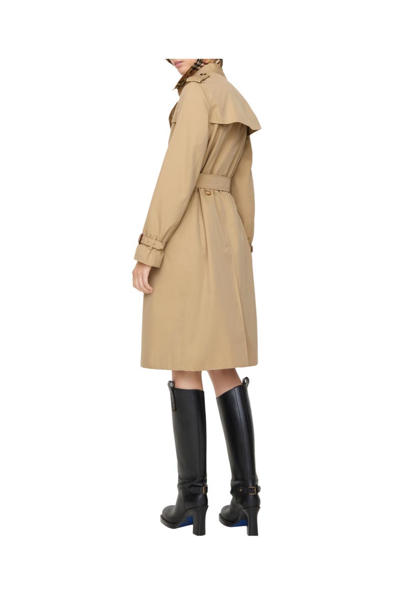 Long Kensington Heritage Trench Coat, Alternate, color, Honey beige
