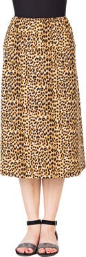 24sevenKid Comfortable Elastic Waistline Knee Length Skirt