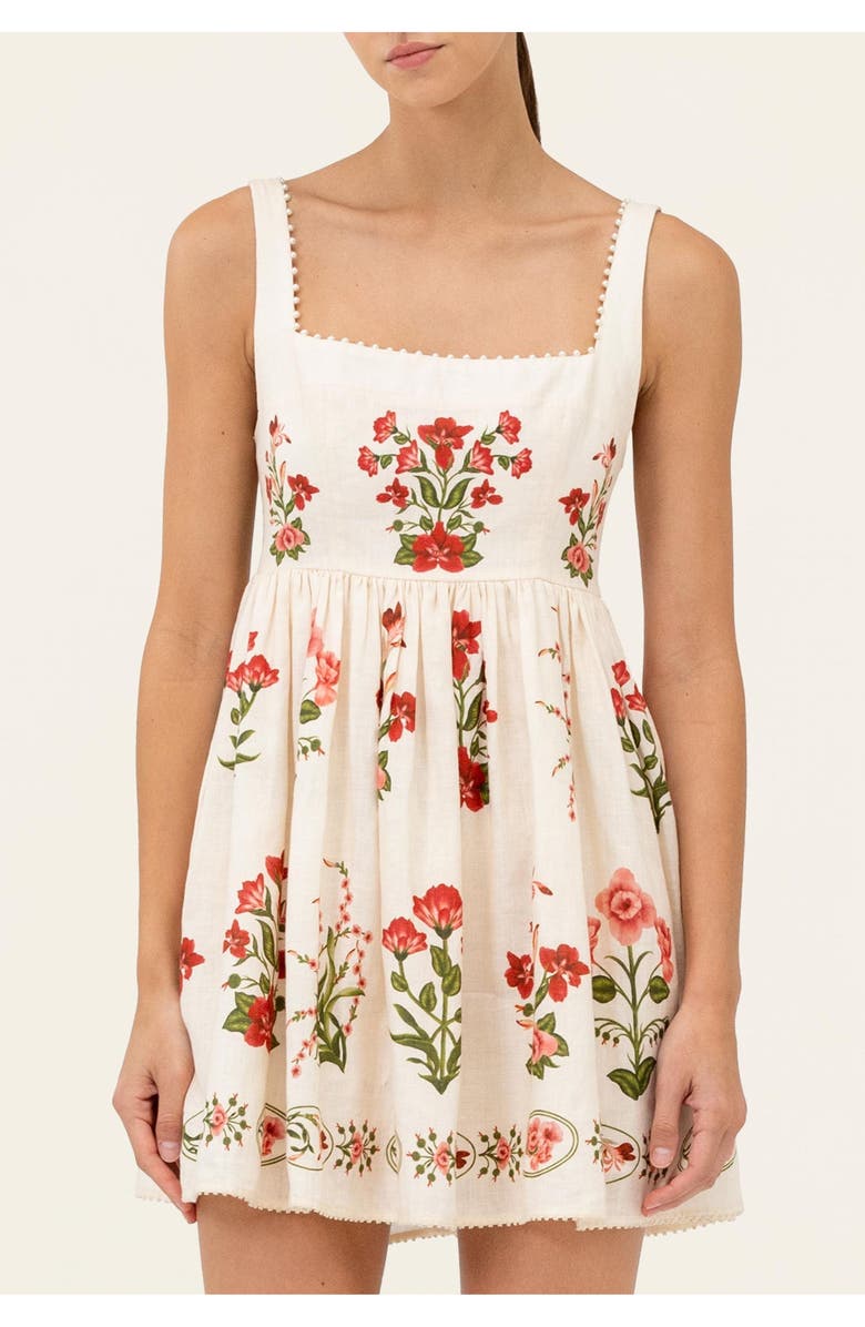 Agua by Agua Bendita Barbara Canna Mini Dress, Alternate, color, Multi