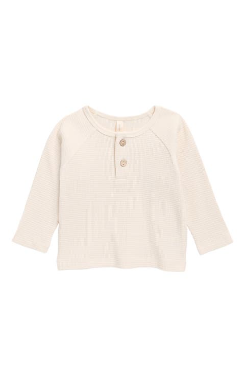 Kids' Stretch Cotton Henley