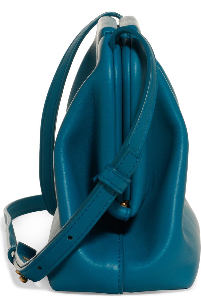 Bottega Veneta Small Triangle Leather Shoulder Bag, Alternate, color,