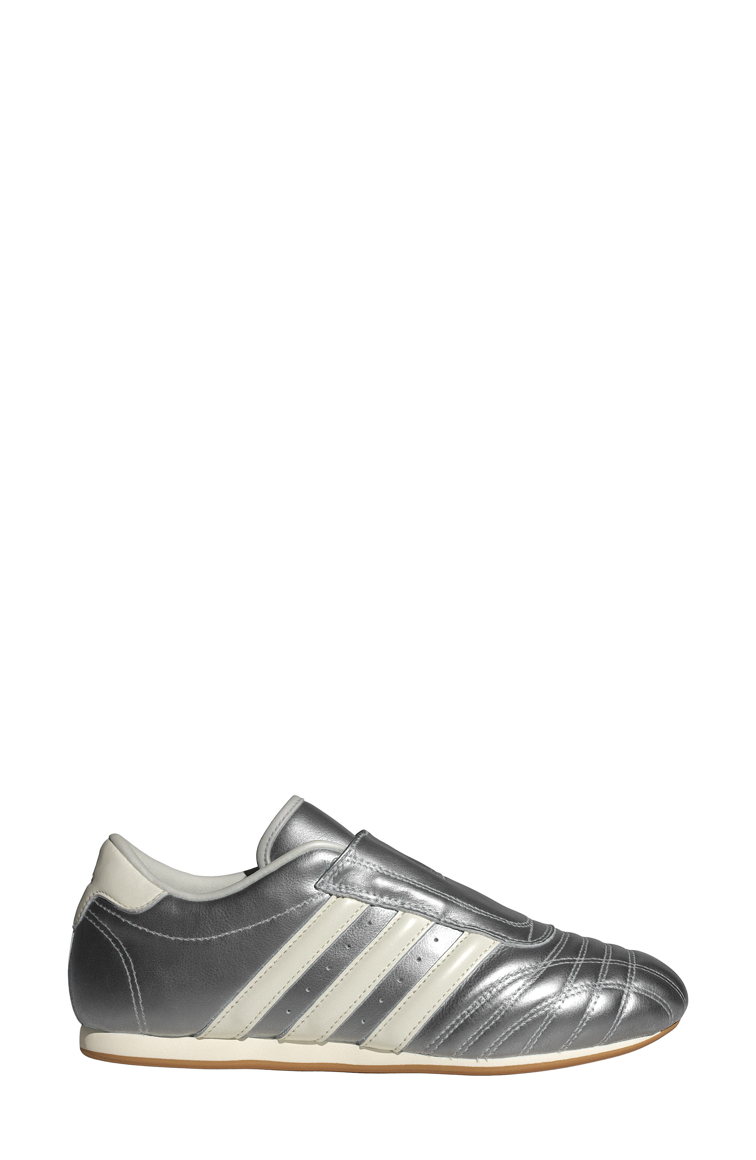 adidas Taekwondo Shoe, Alternate, color, Silver Met/ Off White/ Gum