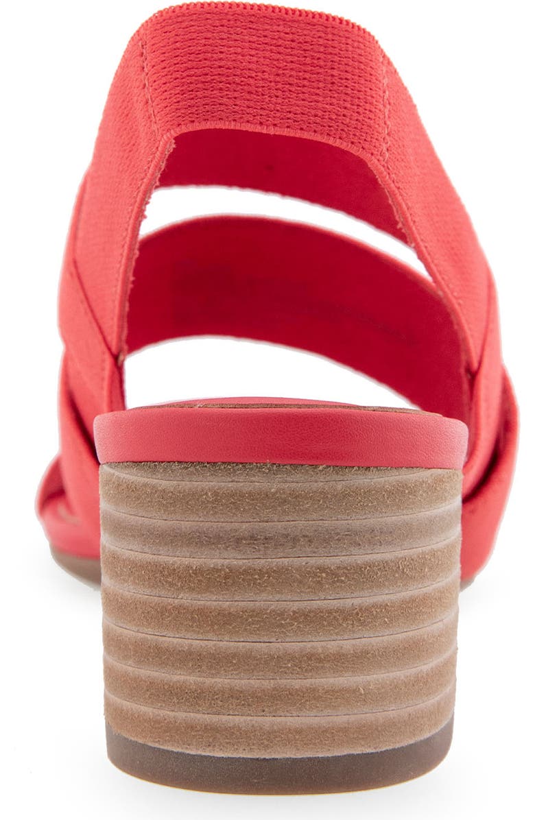 Aerosoles Chara Woven Block Heel Sandal - Multiple Widths Available, Alternate, color, Coral Elastic Fabric