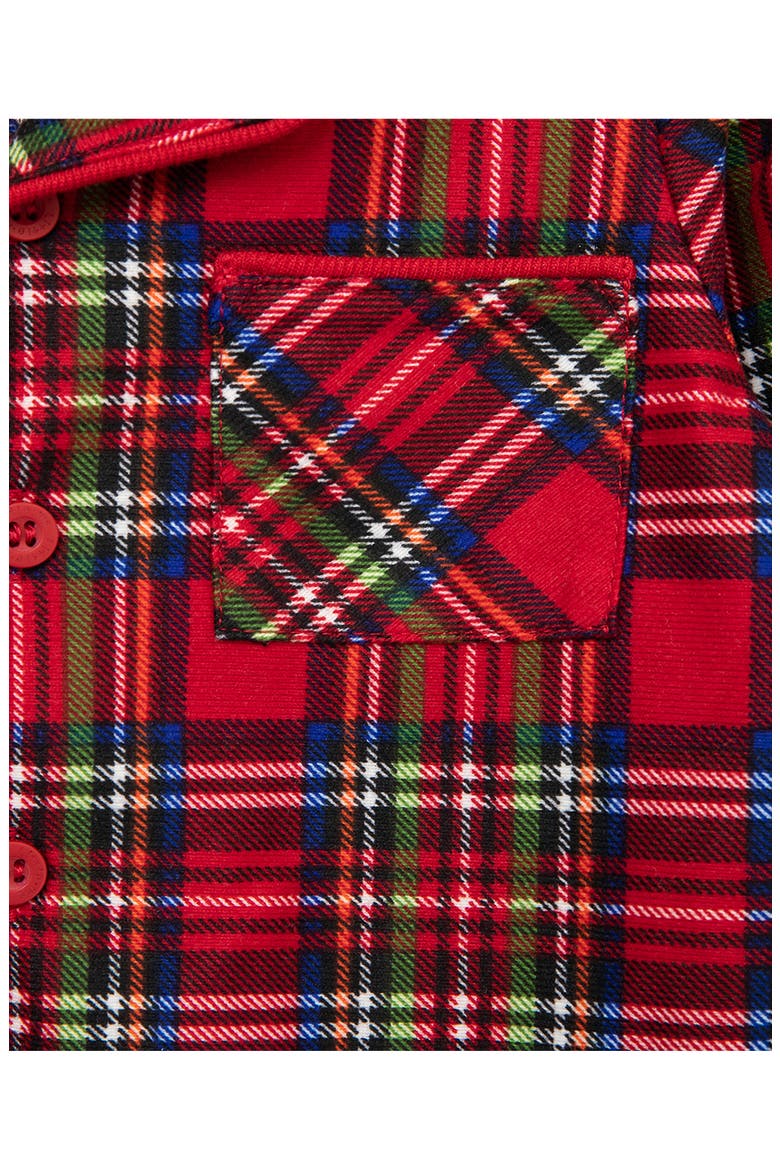 Kids' Plaid Coat Pajamas, Alternate, color, PLAID