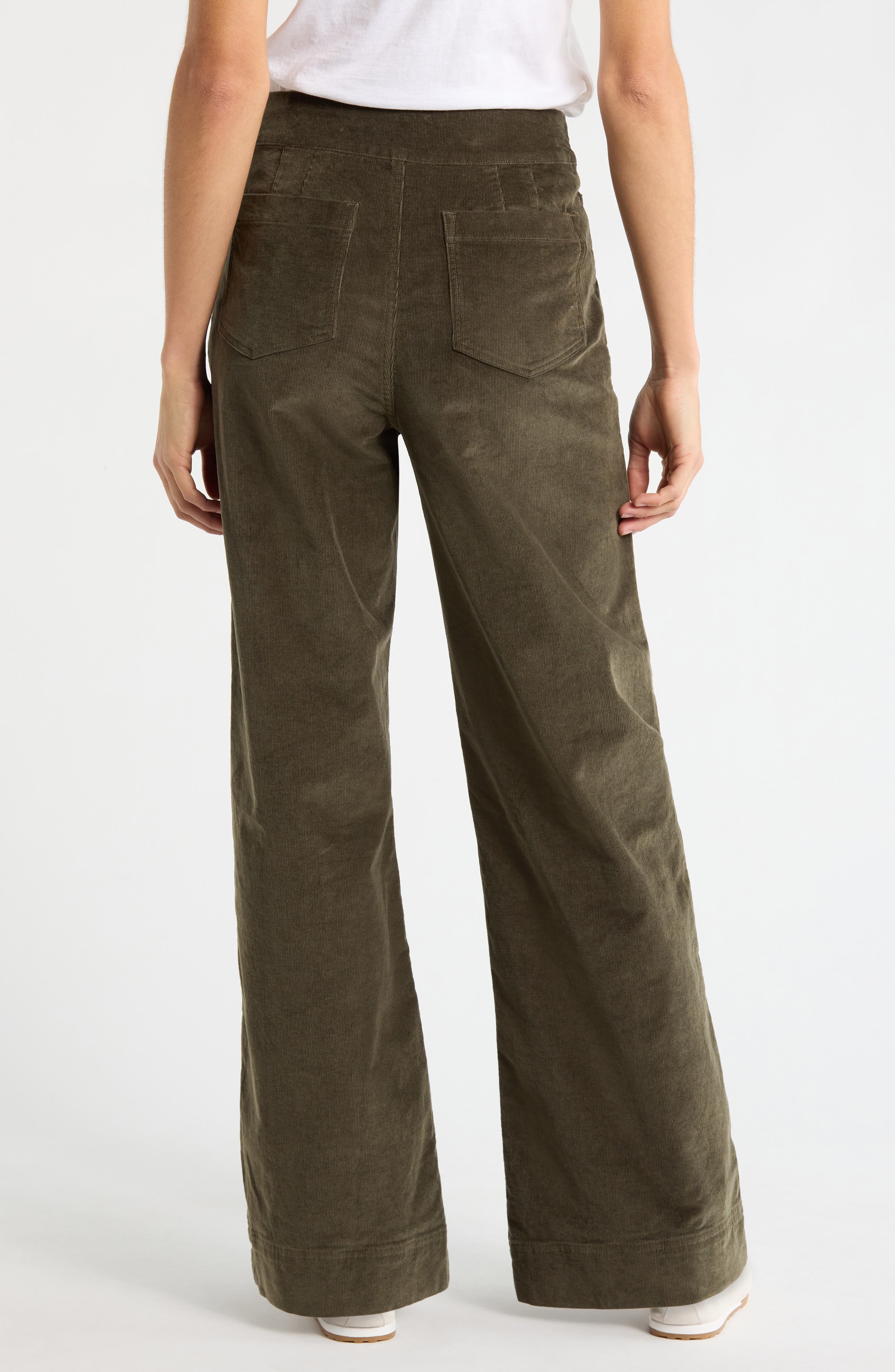 Everyday Patch Pocket Cotton Blend Corduroy Pants - image 2