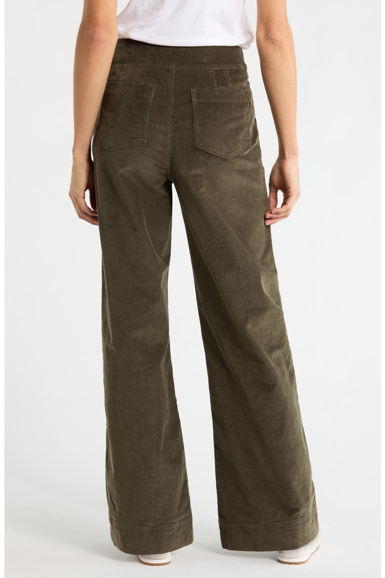 Everyday Patch Pocket Cotton Blend Corduroy Pants, Alternate, color, GRAPE LEAF
