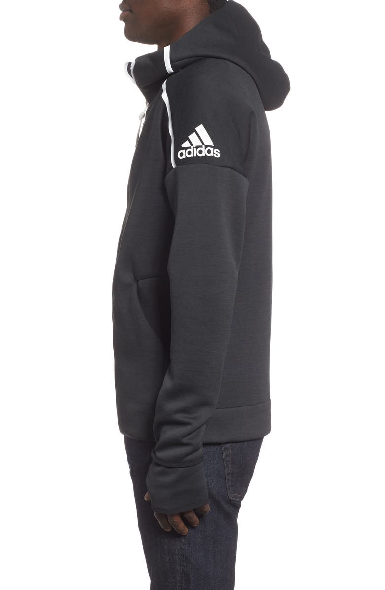 adidas ZNE Fast Release Hooded Jacket, Alternate, color, 