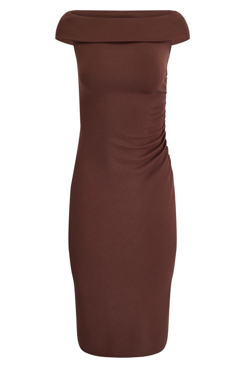 Rayn Cowl Neck Minidress, Alternate, color, ESPRESSO DUSK