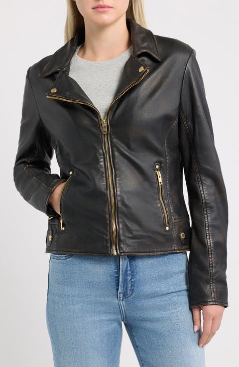 Hazie RF Leather Jacket