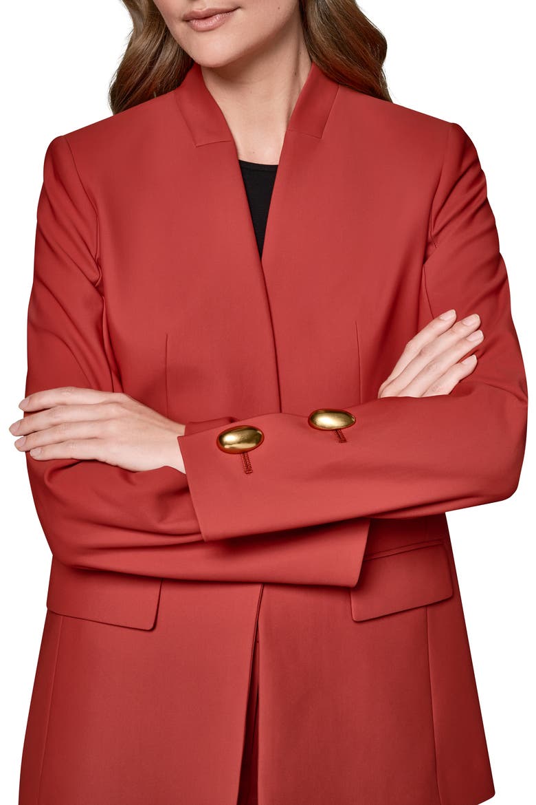 Button Cuff Blazer, Alternate, color, SUNBAKED