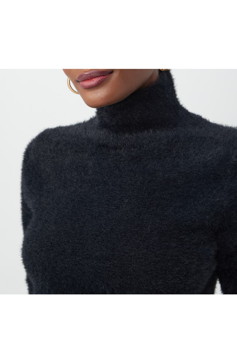 Trina Turk Mali Fuzzy Sweater, Alternate, color, Black