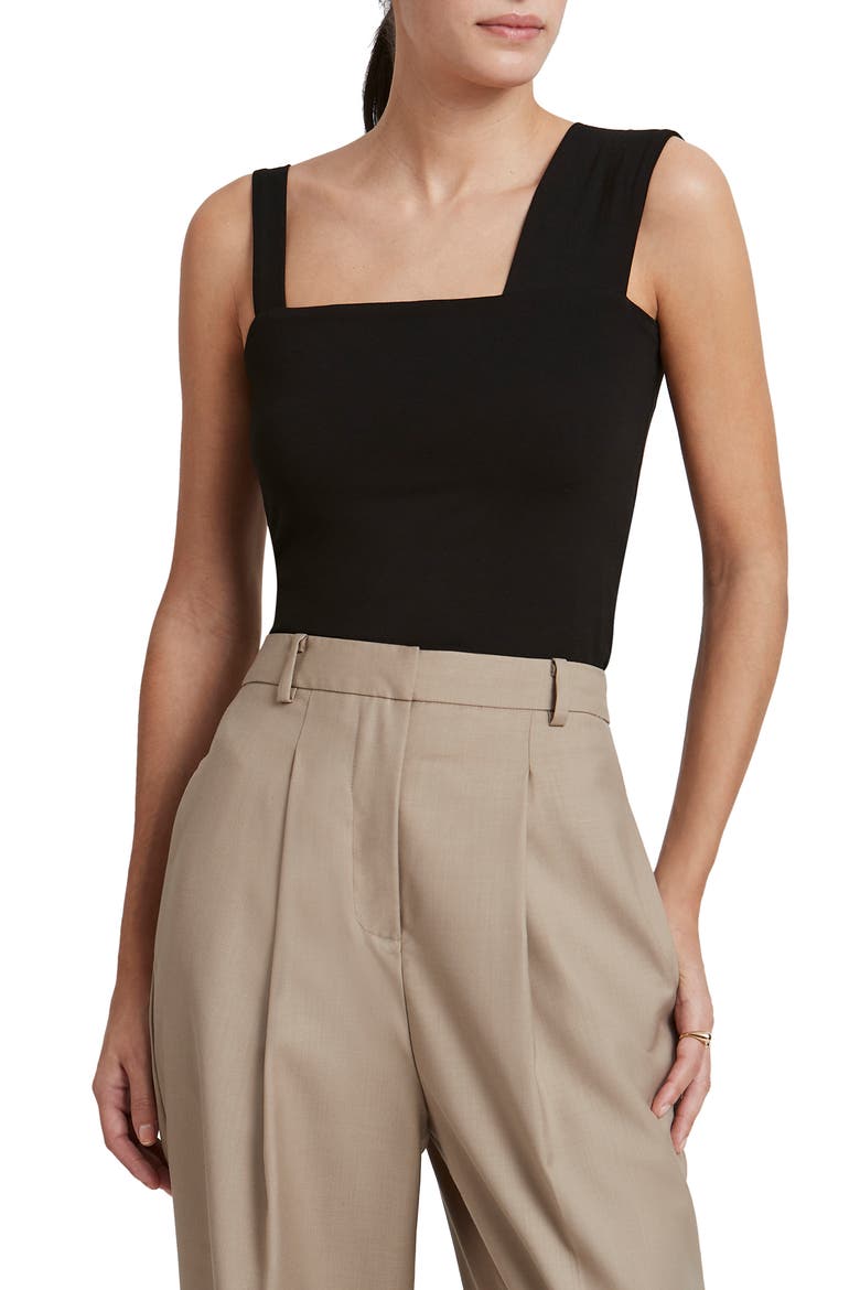Moma Asymmetric Tank, Main, color, BLACK