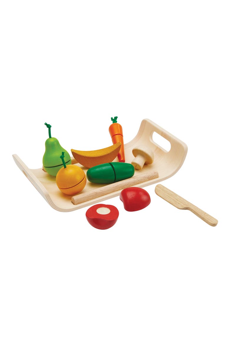 14-Piece Assorted Fruit & Vegetable Tray Set, Alternate, color, MULTI