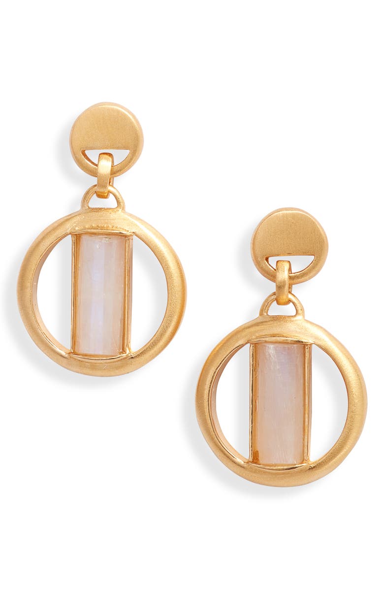 Dean Davidson Revival Moonstone Drop Earrings, Main, color, 