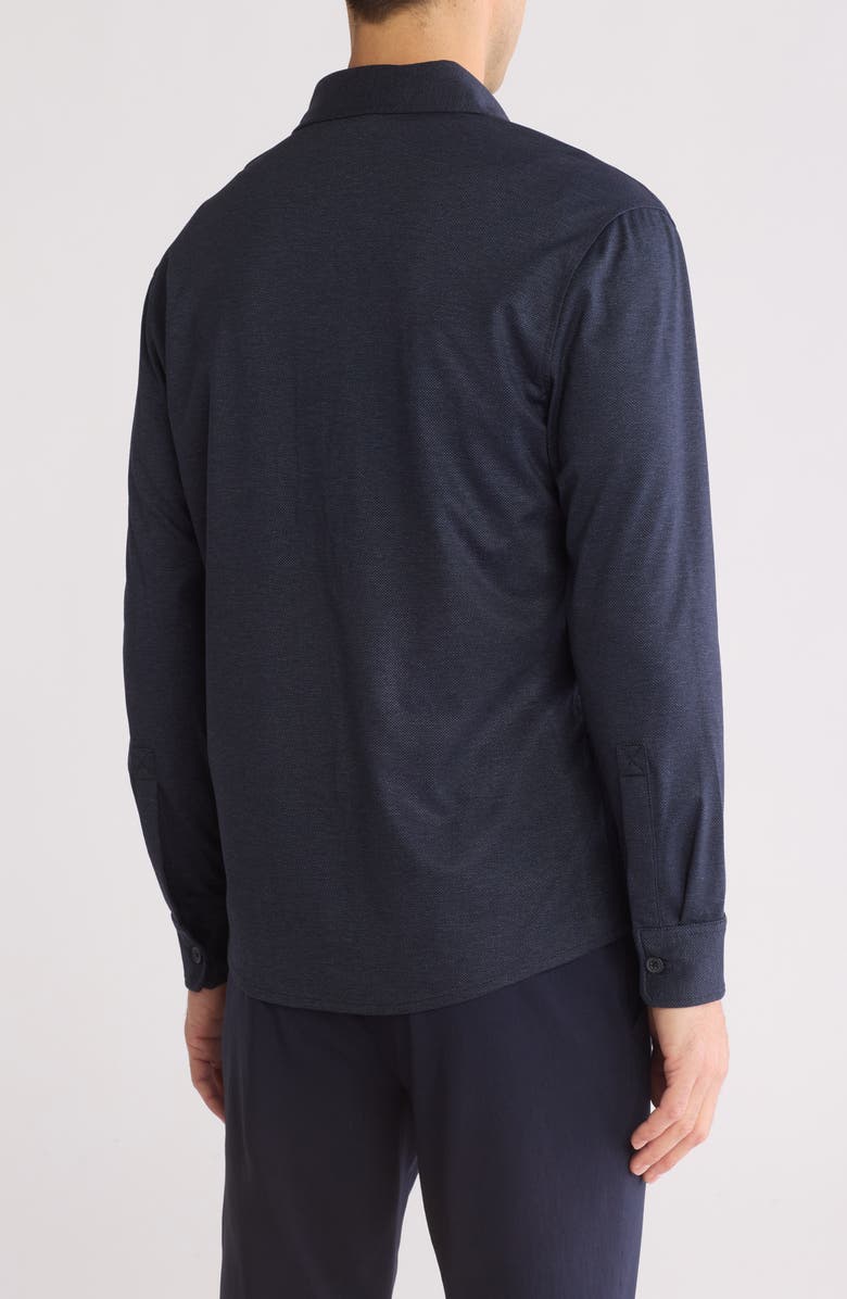 Robert Barakett Santiago Overshirt, Alternate, color, Navy