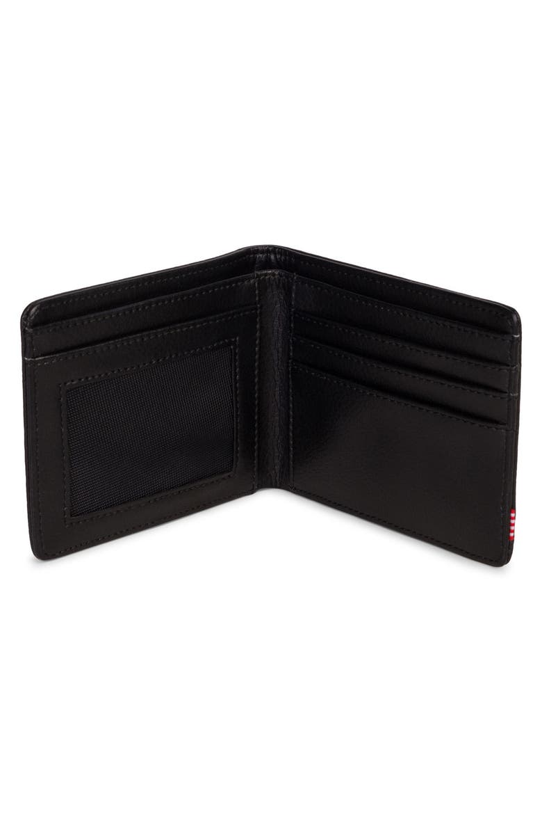 Hank Leather Wallet, Alternate, color, BLACK PEBBLED LEATHER