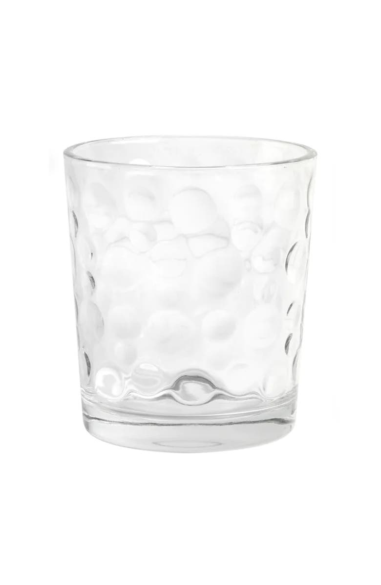 Gibson Home 4 Piece 13.5 Ounce Bubble Double Old-Fashioned Glassware Set, Alternate, color, Clear