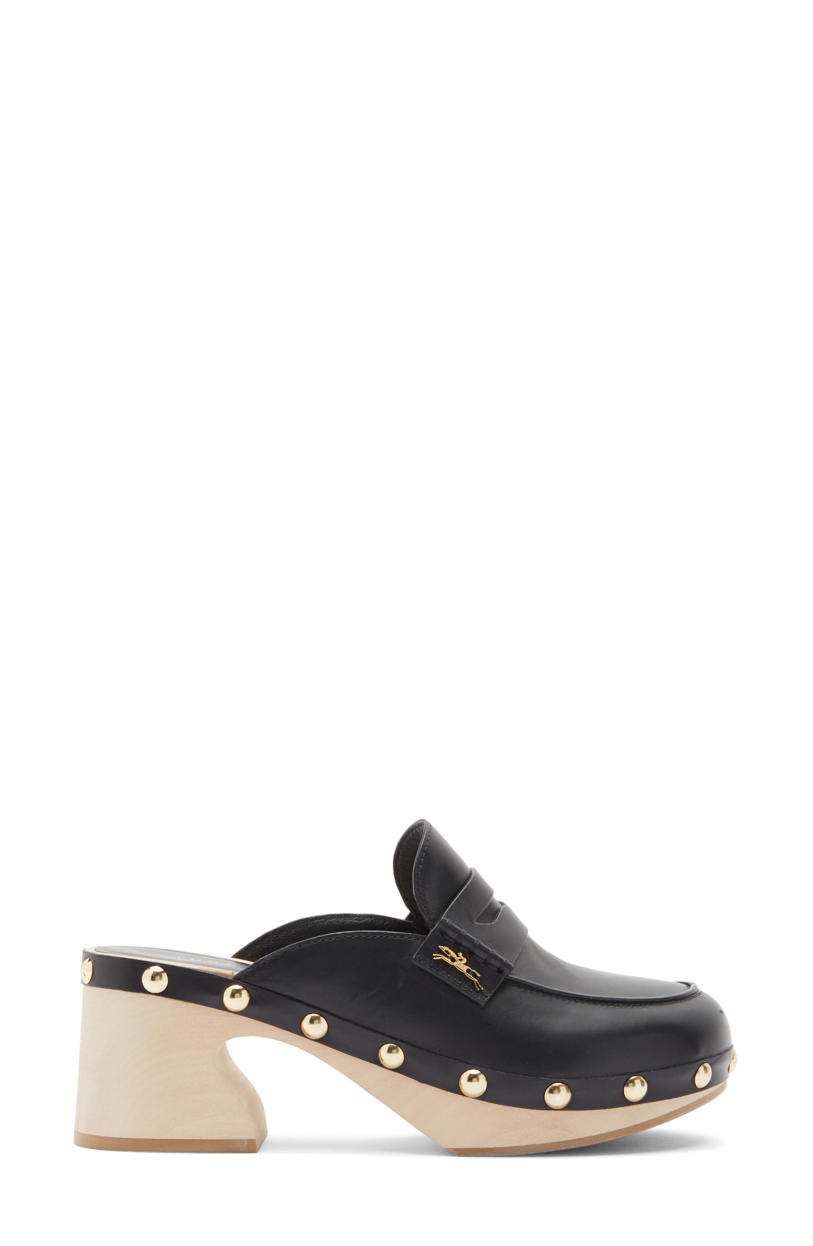 Longchamp Leather Clog, Alternate, color, 