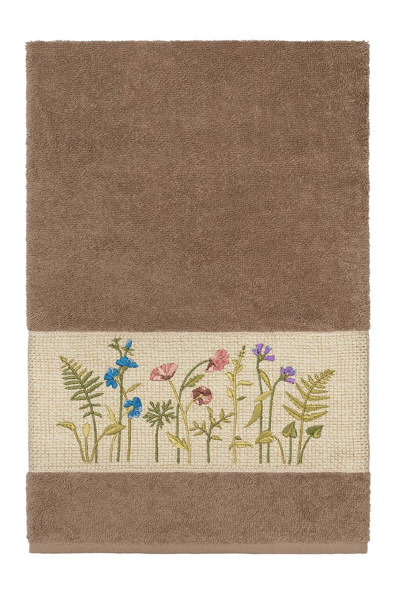 Serenity Embellished Bath Towel - Latte, Alternate, color, LATTE