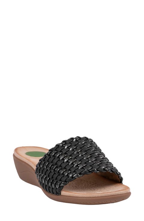 Atenes Woven Slide Sandal (Women)