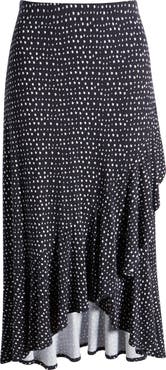 Loveappella Flounce Midi Skirt