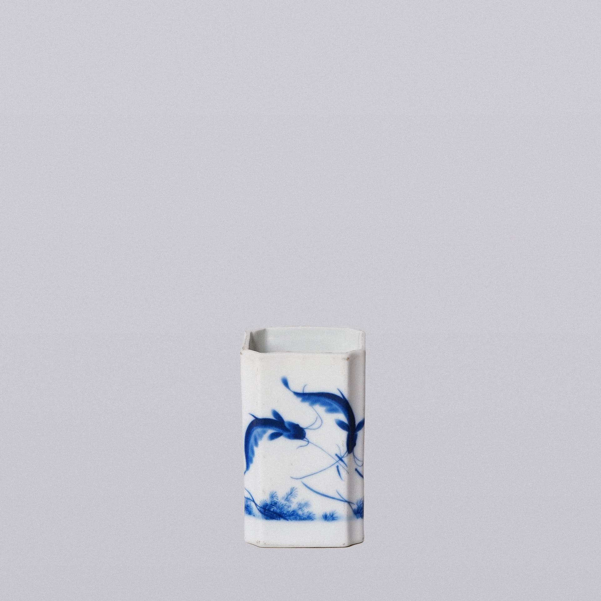 selected Blue and White