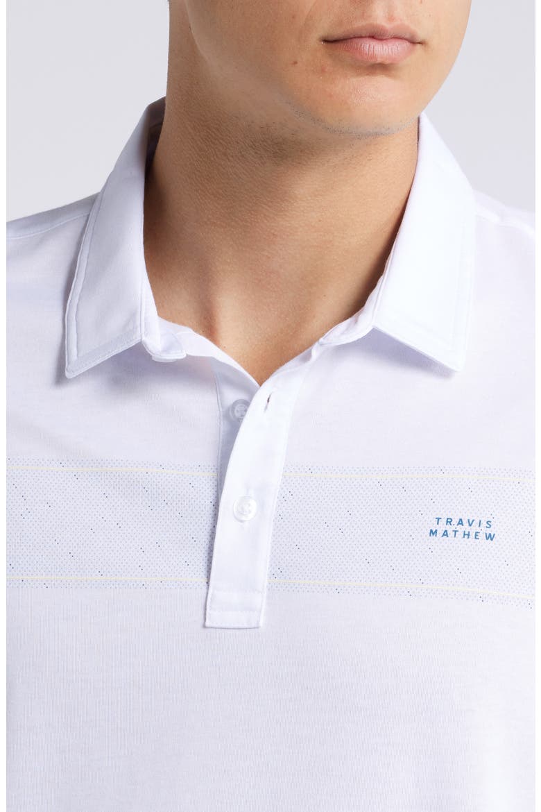 Deck Navigator Chest Stripe Polo, Alternate, color, WHITE