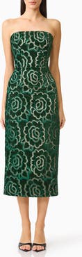 Elliatt Monique Velvet Column Midi Dress