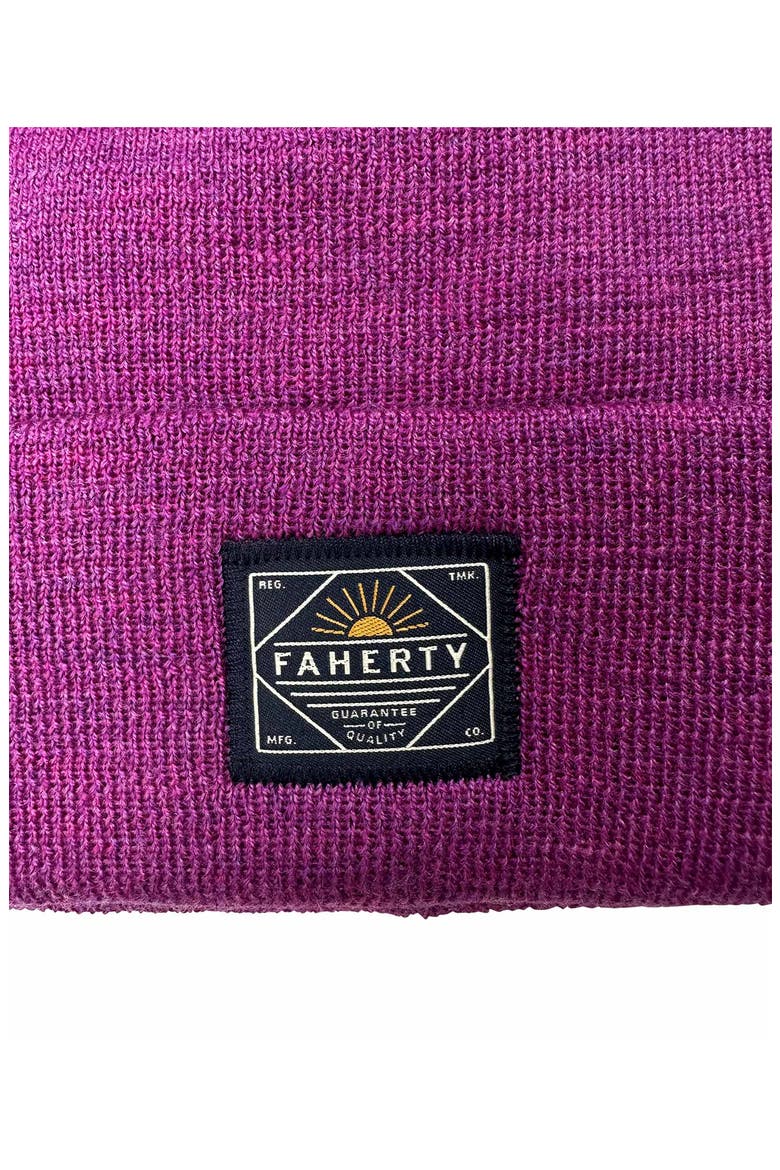 Workwear Merino Wool Beanie, Alternate, color, PURPLE