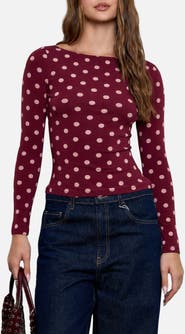 Blu Pepper Long Sleeve Knit Top