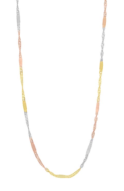 Kids' Tritone 14K Gold Necklace (Nordstrom Exclusive)