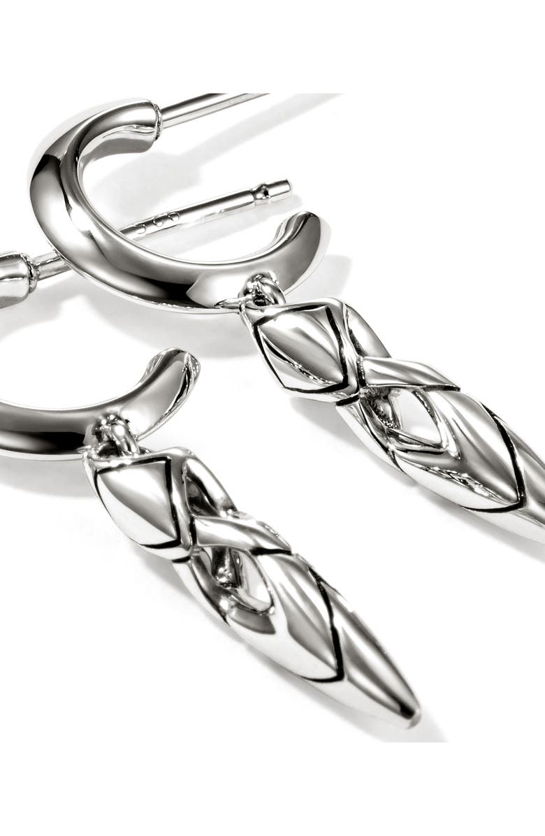 John Hardy Naga Drop Earrings, Sterling Silver, Alternate, color, Silver