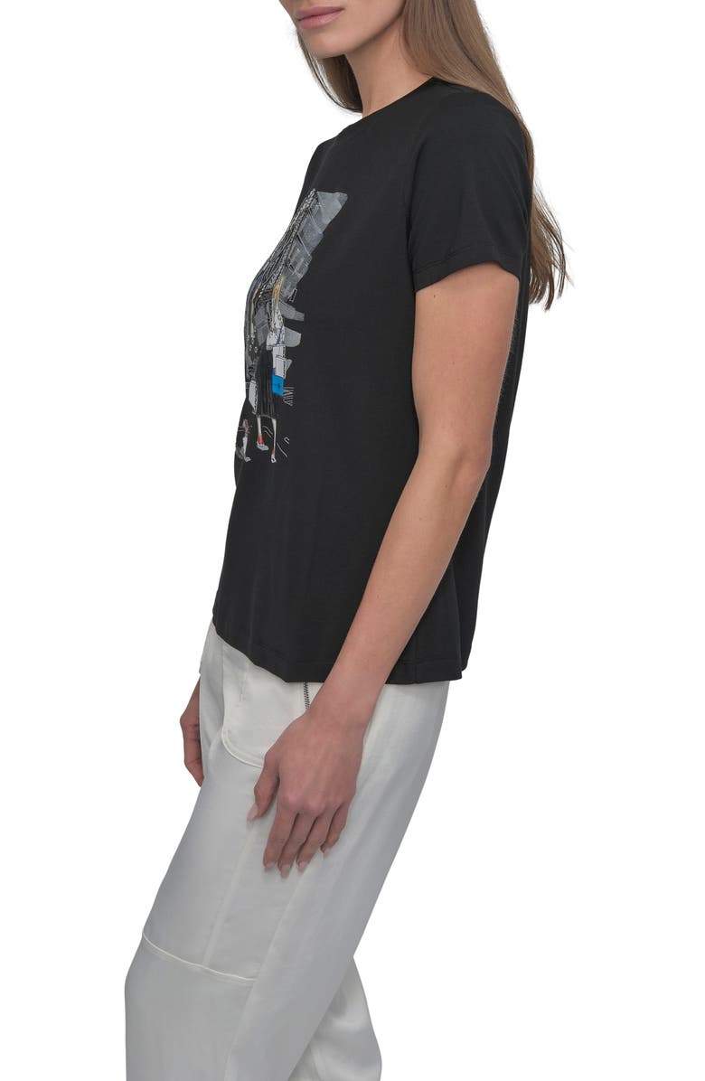 DKNY Flatiron Converstional Graphic T-Shirt, Alternate, color, 