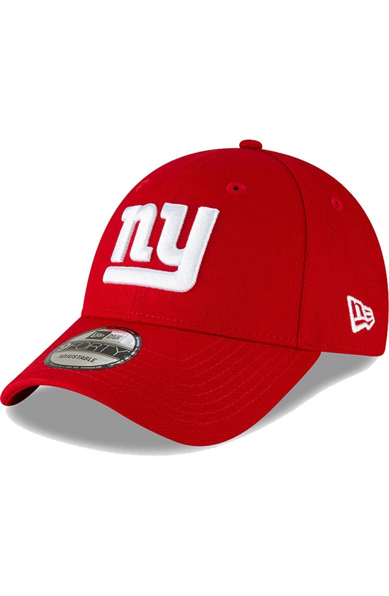 New Era Men's New Era Red New York Giants 9FORTY The League Adjustable Hat, Main, color,