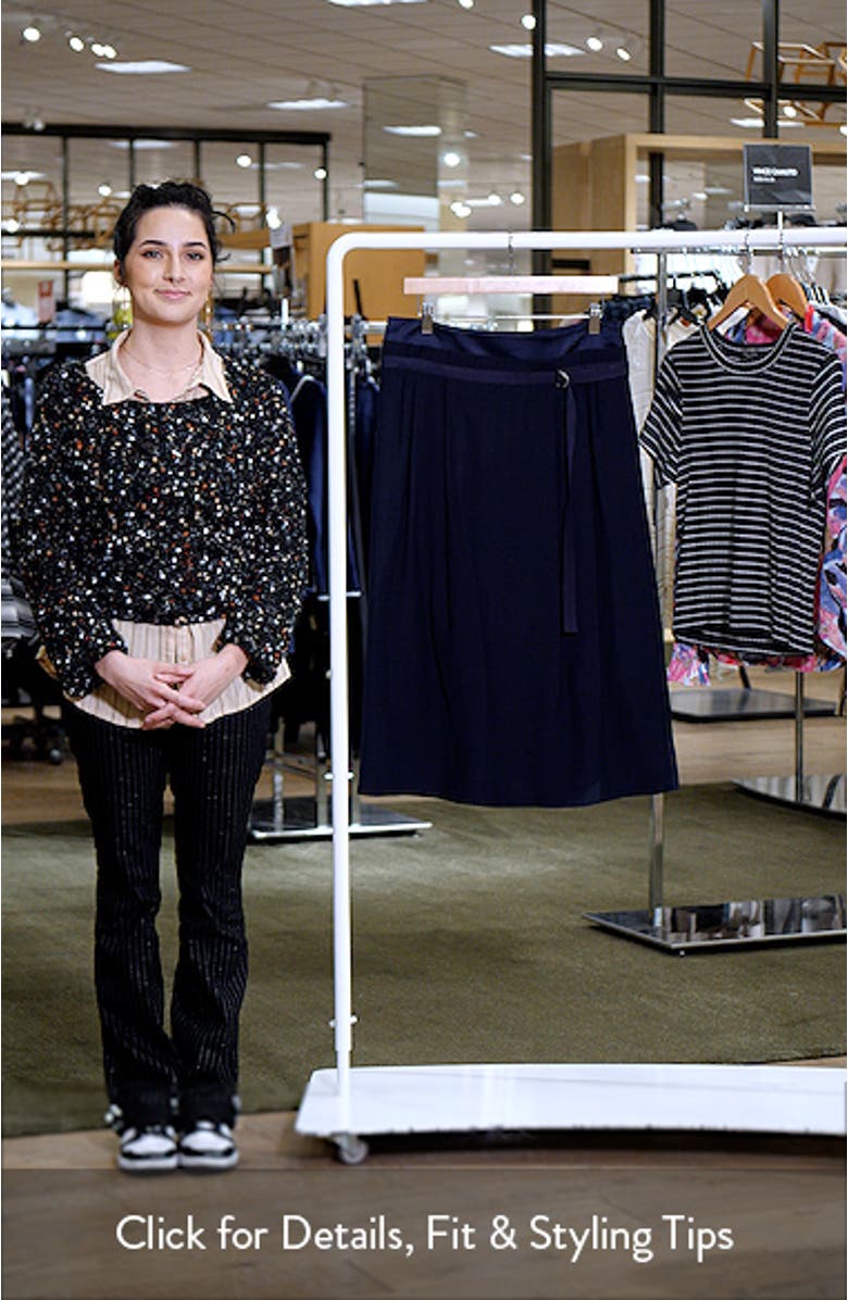 Belted Midi Skirt, sales video thumbnail