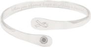 DLORIA Cancer Awareness Bracelets, Engraved Bracelets When you choose hope anything is possible- Cancer Awareness Sign