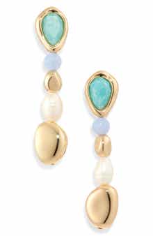 NORDSTROM RACK Molten Linear Drop Earrings