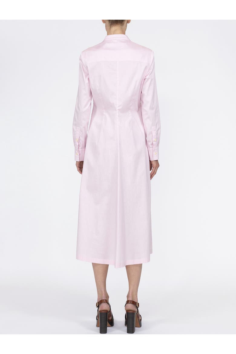 GENNY Long Sleeve Shirt Dress Pink, Alternate, color, Pink
