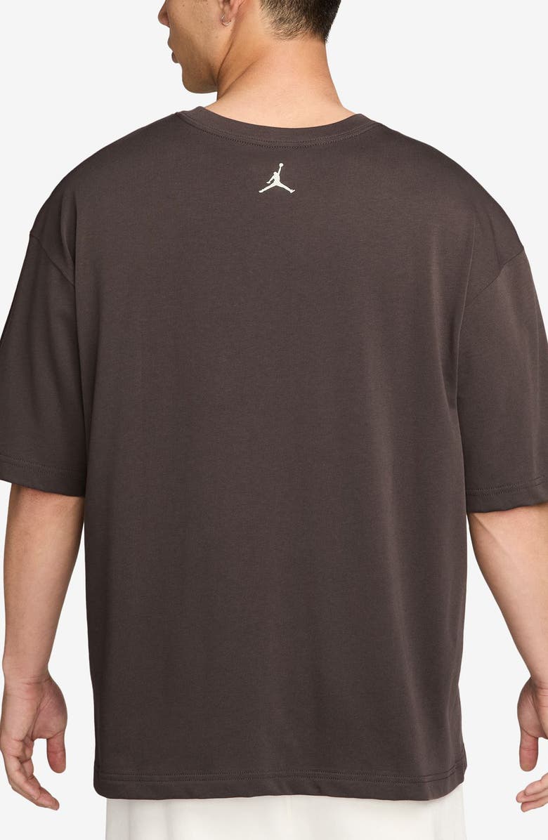 Jordan Flight Essentials Boxy Fit Graphic T-Shirt, Alternate, color, Baroque Brown/ Sail