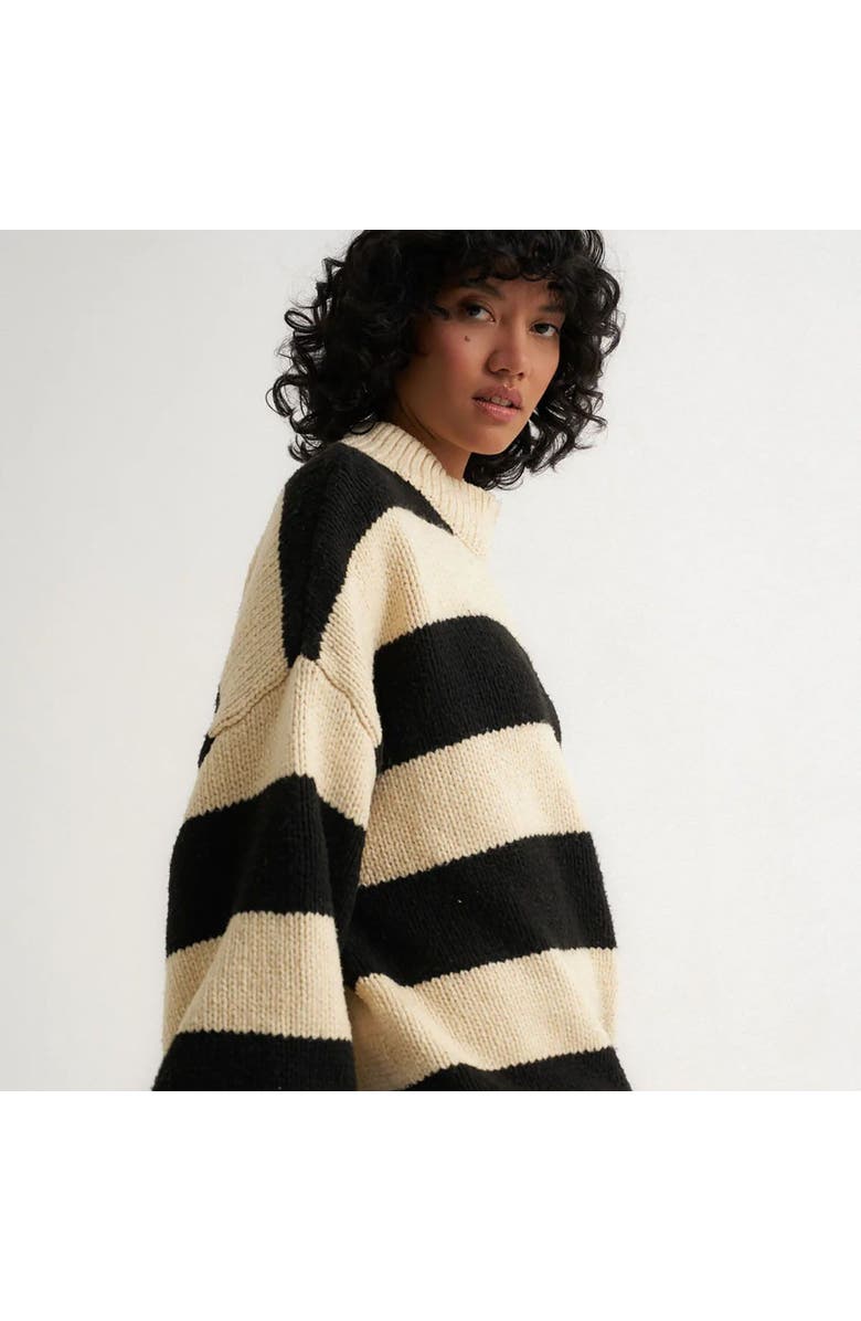 Callahan Bellamy Pullover Sweater - Women's, Alternate, color, Black Stripe