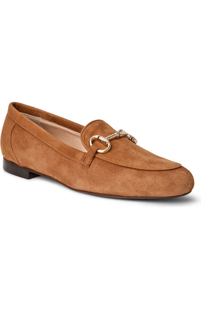 Bruno Magli Luna Bit Loafer, Main, color, Cognac Suede