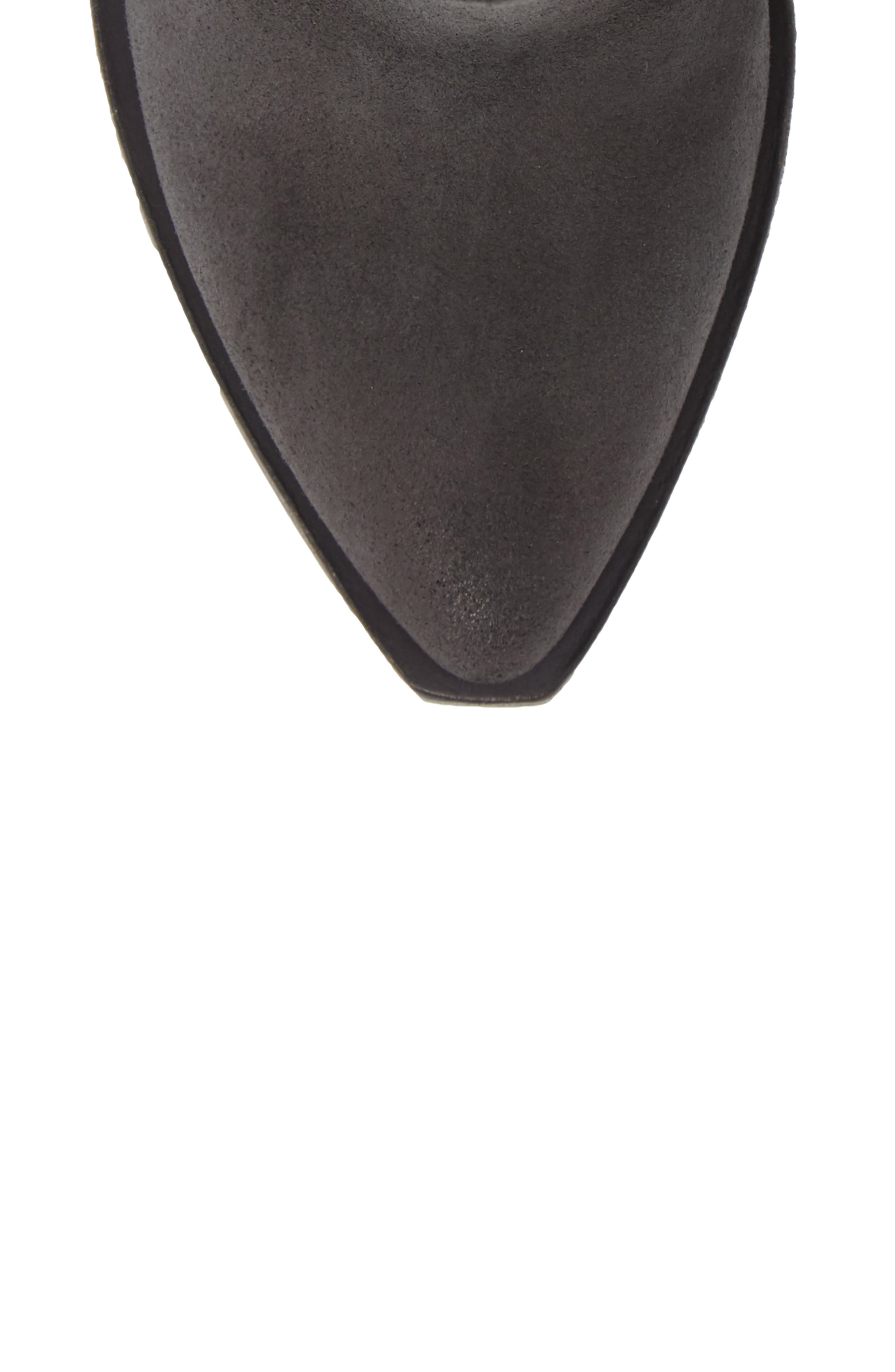 Dolce Vita Kelani Slouchy Western Bootie, Alternate, color, Anthracite