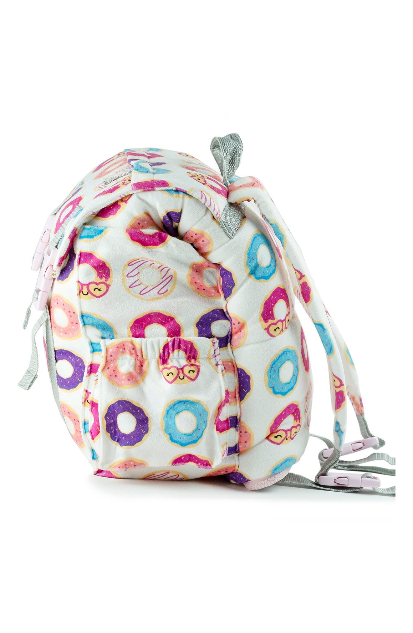 Kids' Sleep-n-Pack Donuts Print Sleeping Bag Backpack, Alternate, color, DONUTS MULTI-PRINT