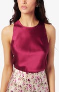 CAMI NYC Floriana Racerback Silk Tank