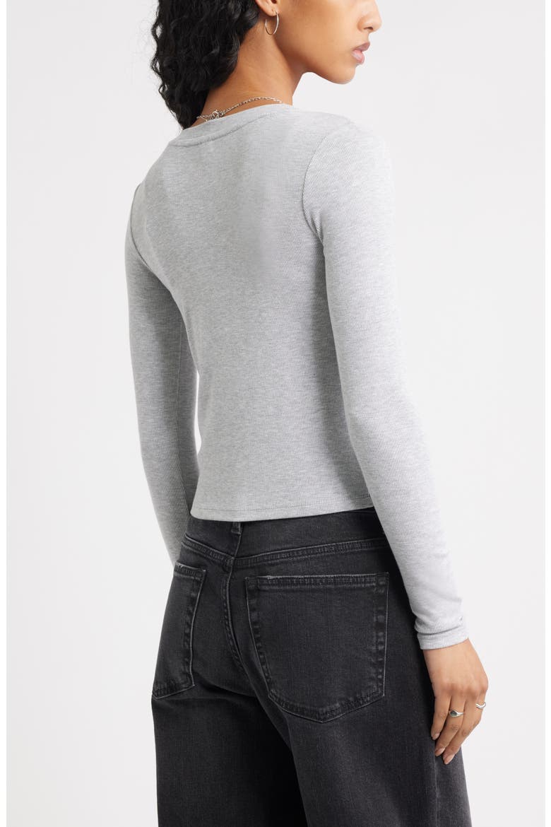 Rib Cardigan, Alternate, color, GREY SOFT HEATHER