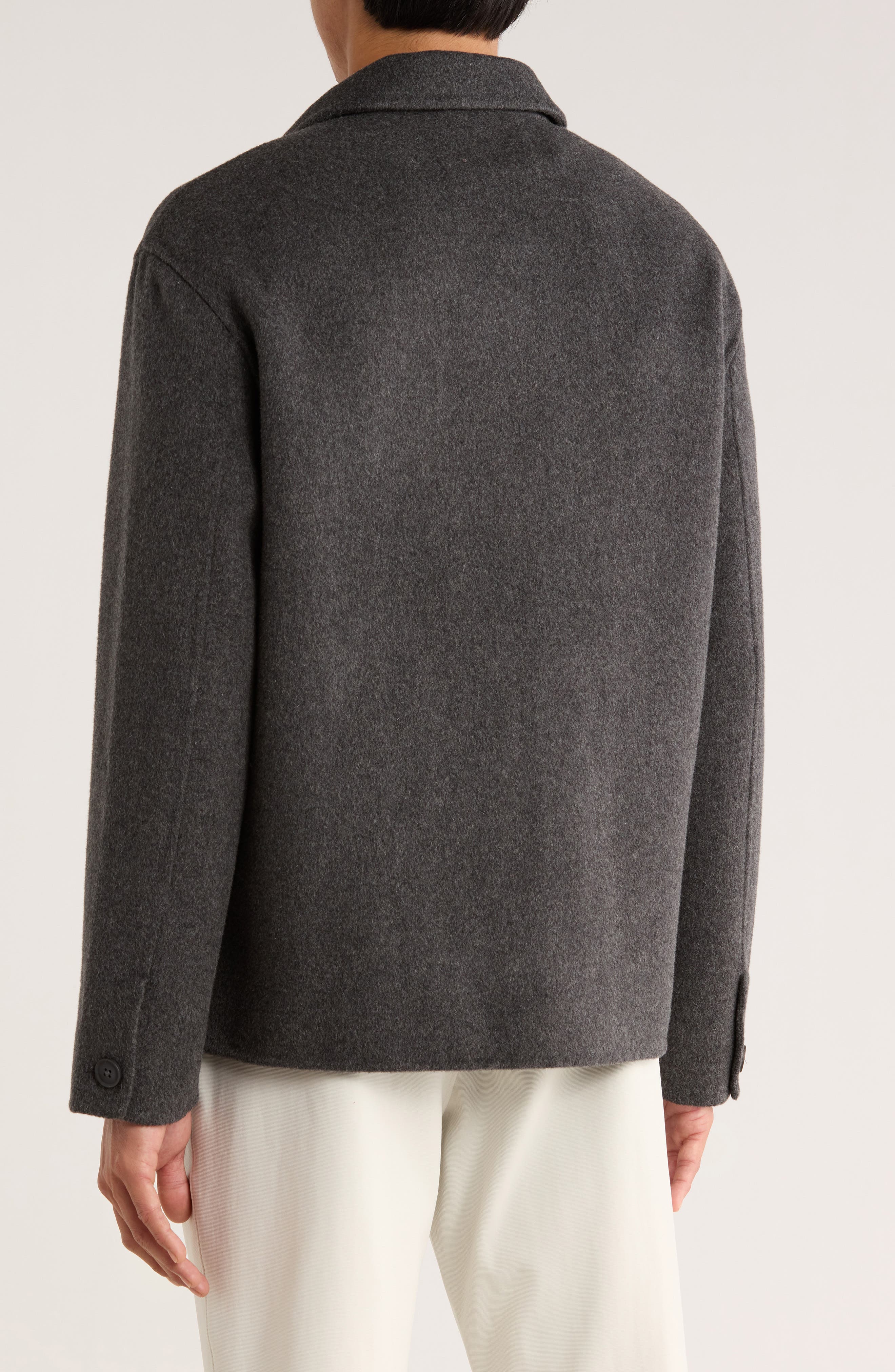 Wool Blend Shirt Jacket - image 2