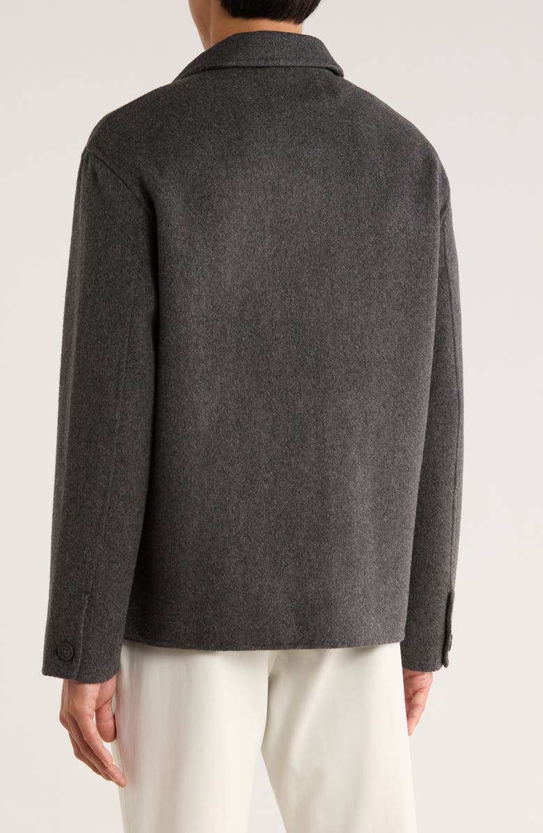 Nordstrom Wool Blend Shirt Jacket, Alternate, color, Grey Light Heather