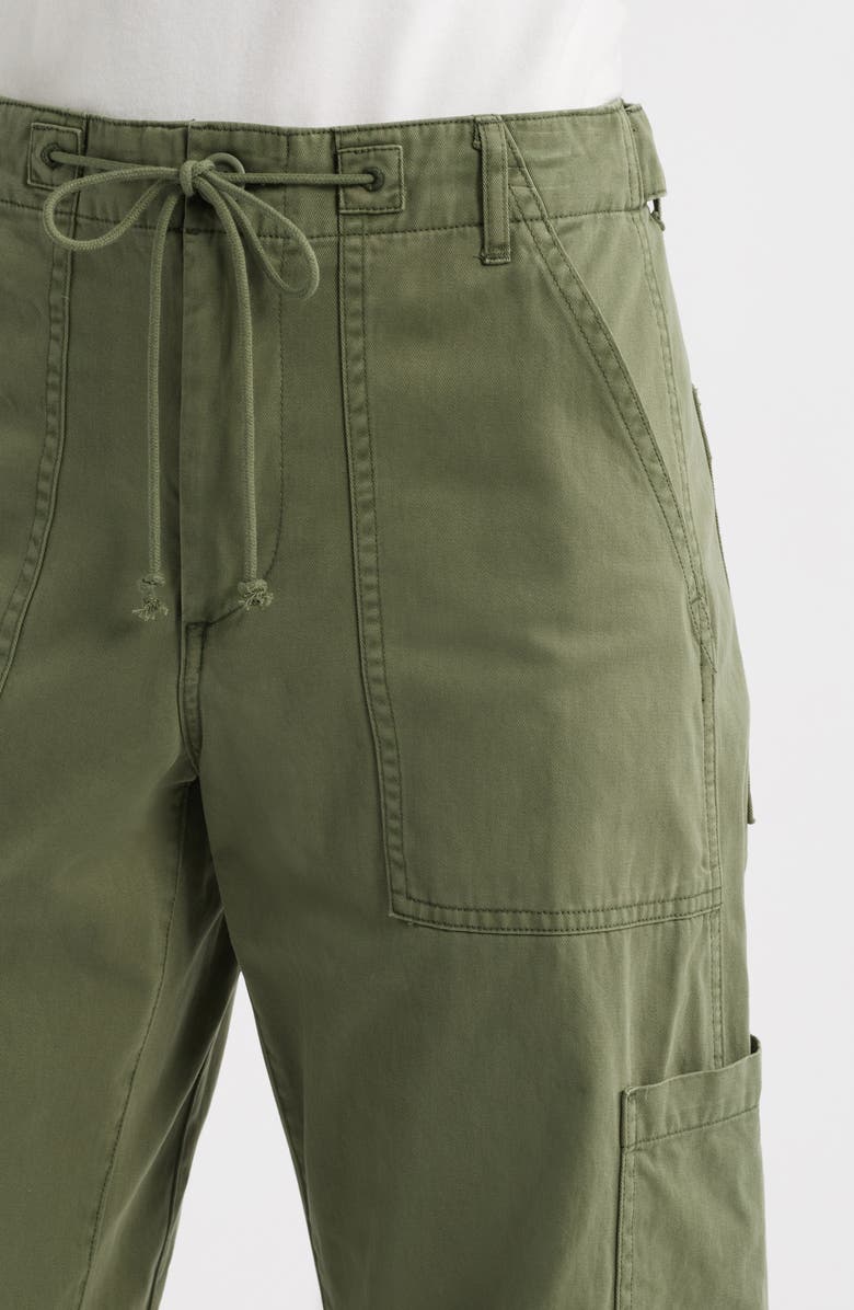 Pistola Sabrina High Waist Barrel Twill Utility Pants, Alternate, color, Meadow